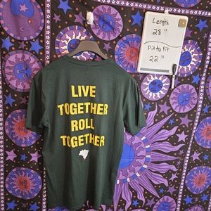 Kingz Kimonos Live Together Roll Together Green T-Shirt!